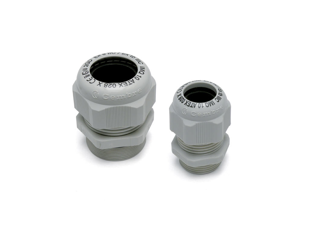 CEMBRE SPA - CEM4901.M20 PRESSAC. ATEX PA6.6 IP65 M20 GRIG.FIL.LU