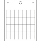 CEMBRE SPA - CEM49298 TARGH.MG-TAA ADES.BIANCA 15X44 X COMPONE