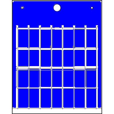 CEMBRE SPA - CEM49263 TARGH.MG-TAA ADES.BLU 20X48 X COMPONENTI