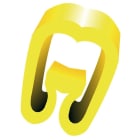 CEMBRE SPA - CEM59744- ANELLO DI SIGLATURA RMS-03, PER CAVI DI DIAMETRO 4-10mm E SEZIONE 4-16mmq, GIALLO, SENZA STAMPA, SACCHETTO