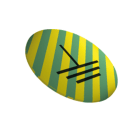 CEMBRE SPA - CEM700702 ETICHETTA ADESIVA PER APPARECCHIATURE CS-EYG, SIMBOLO GIALLO-VERDE TERRA, DIMENSIONE 20mm