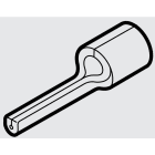 CEMBRE SPA - CEMRN-P10 CAPOCORDA A PUNTALE TONDO, NON ISOLATO, CON COLLETTO NON BRASATO, PER CONDUTTORI IN RAME, P=10mm SEZIONE 0,25-1,5 mmq