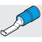 CEMBRE SPA - CEMBP-PPL30 CAPOCORDA AD UNCINO, PREISOLATO IN POLICARBONATO, BLU, PER CONDUTTORI IN RAME, HALOGEN FREE, P=17,5 B=3,0 SEZIONE 1,5-2,5 mmq