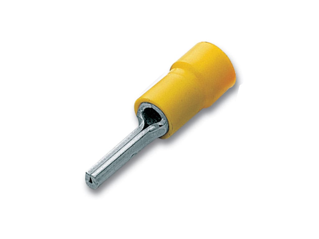 CEMBRE SPA - CEMGF-P12 CAPOCORDA GIALLO A PUNTALE TONDO P=12MM