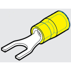 CEMBRE SPA - CEMGP-U5 CAPOCORDA A FORCELLA, PREISOLATO IN POLICARBONATO, GIALLO, PER CONDUTTORI IN RAME, HALOGEN FREE, VITE 5mm SEZIONE 4-6 mmq