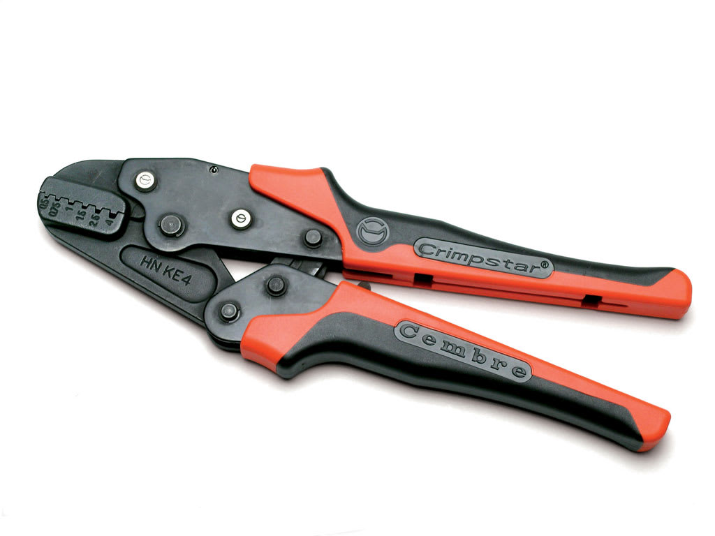 CEMBRE SPA - CEMHNKE4 UTENSILE MECCANICO PER LA COMPRESSIONE, SERIE CRIMPSTAR, PER TUBETTI TERMINALI DA 0,5 A 4 MMQ