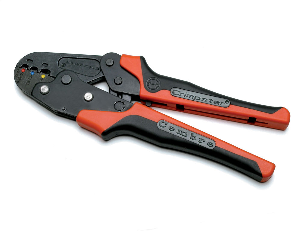 CEMBRE SPA - CEMHP3 UTENSILE MECCANICO PER LA COMPRESSIONE,SERIE CRIMPSTAR, PER CONNETTORI ELETTRICI PREISOLATI DA 0,25 A 6 MMQ