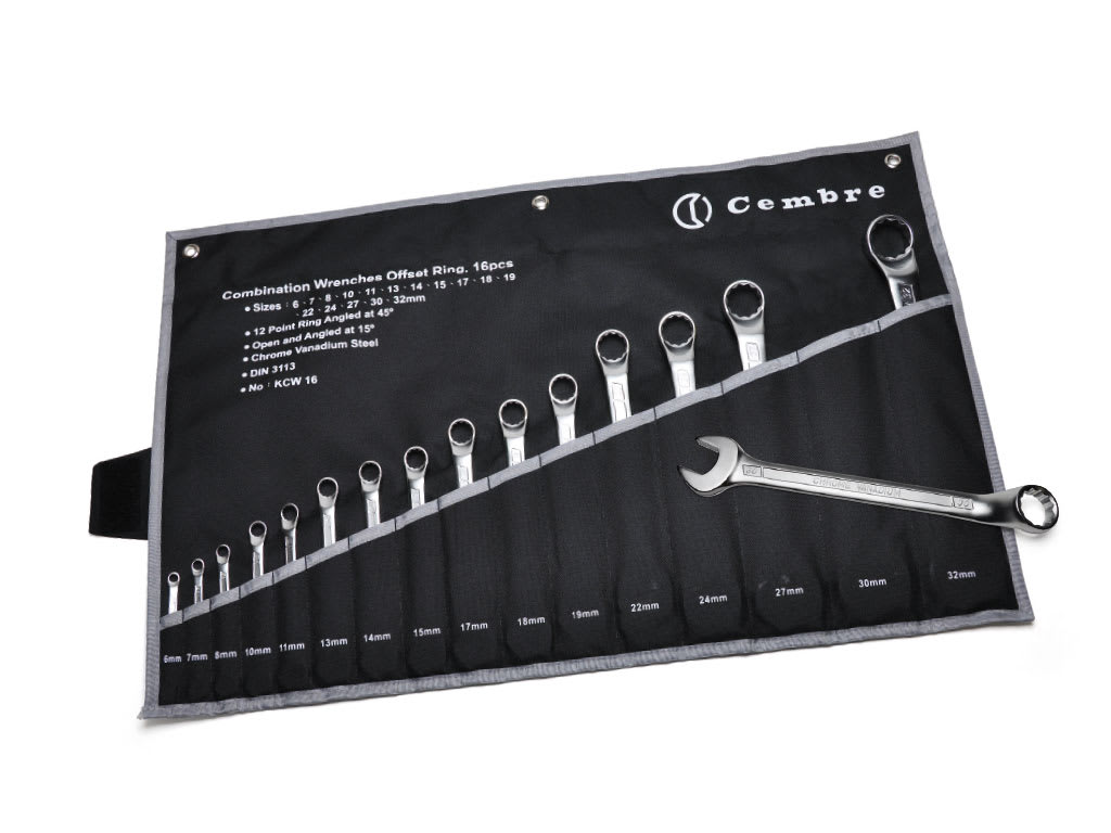 CEMBRE SPA - CEMKCW16 Set di 16 chiavi combinate