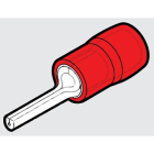 CEMBRE SPA - CEMRKY-P10 CAPOCORDA A PUNTALE TONDO RINFORZATO ANTIVIBRANTE, PREISOLATO IN PA6.6, ROSSO, PER CONDUTTORI IN RAME, HALOGEN FREE, SEZIONE 0,25-1,5mmq P=10mm