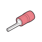 CEMBRE SPA - CEMRKY-P12 CAPOCORDA A PUNTALE TONDO RINFORZATO ANTIVIBRANTE, PREISOLATO IN PA6.6, ROSSO, PER CONDUTTORI IN RAME, HALOGEN FREE, SEZIONE 0,25-1,5mmq P=12mm