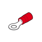 CEMBRE SPA - CEMRP-M12 CAPOCORDA AD OCCHIELLO, PREISOLATO IN POLICARBONATO, ROSSO, PER CONDUTTORI IN RAME, HALOGEN FREE, VITE 12mm SEZIONE 0,25-1,5 mmq