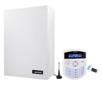 HILTRON LAND SRL - C1AXMR4000 CENTRALE IBRIDA 4 ZONE CABLATE 200 PUNTI