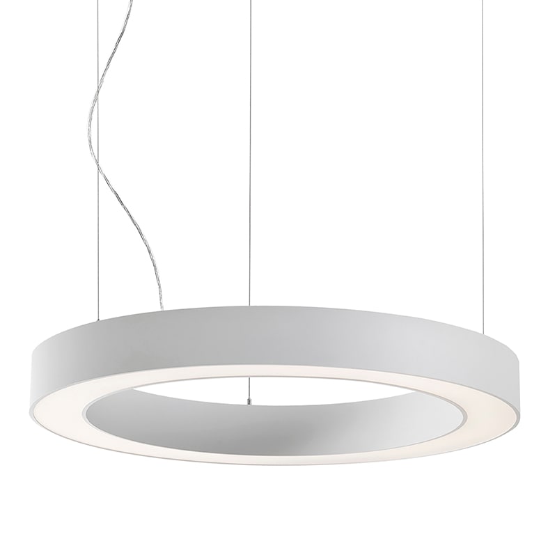 ROSSINI - RSSCER010B SOSPENSIONE BIEMISSIONE BIANCA LED 43+22