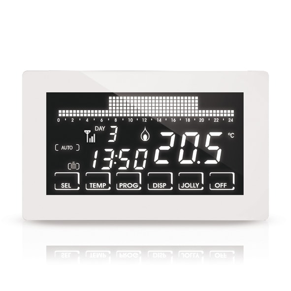FANTINI COSMI SPA - FANCH193BWIFI CRONOTERMOSTATO TOUCH-SCREEN 230VCA BIA