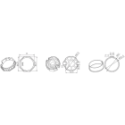 CAME SRL - CMC001YK6101 OTTAGONALE 70X1.5MM