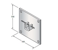 CAME SPA - CMC001YM0018 SUPPORTO 100X100 CON SELLA Q10
