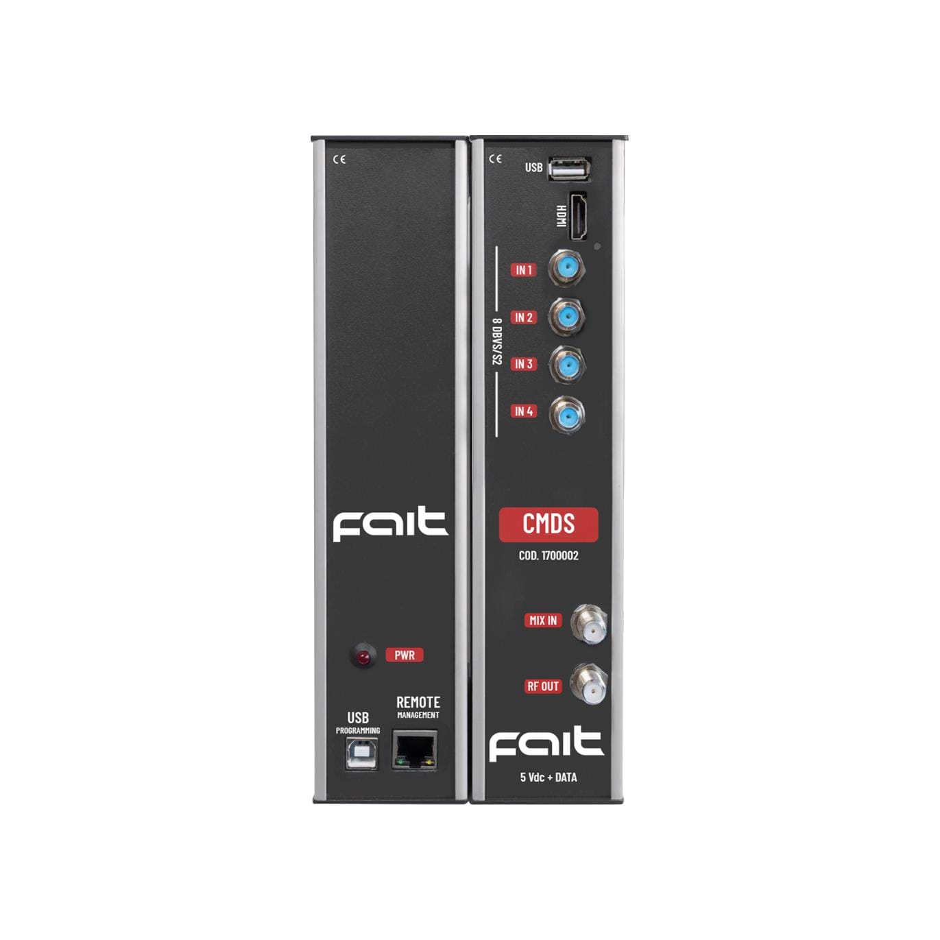 FAIT SRL - FIT1700002 CMDS - CENTRALINO SAT 4IN(8TP) - 1OUT(4MUX)