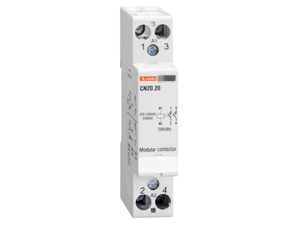 LOVATO - LOVCN3220024 CONTATTORE MOD. 1M 32A AC1 2P 24V