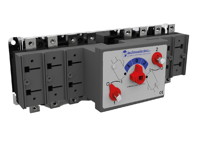 TECHNOELECTRIC SRL - TEH110023 COMMUTATORE ORIZZONTALE CON MANIGLIA BLO