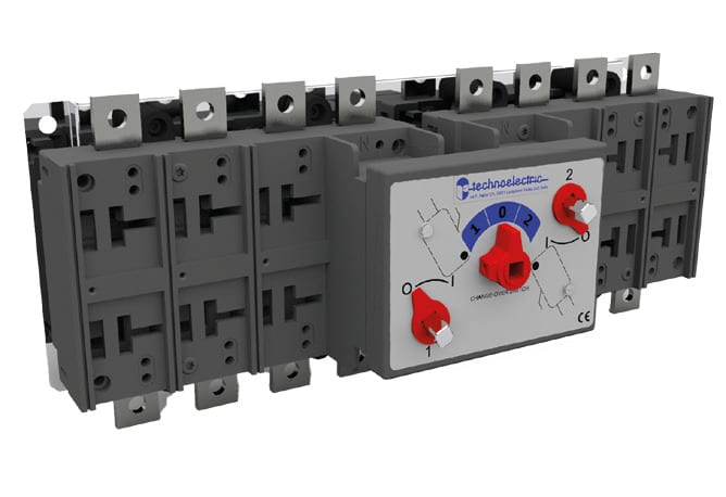 TECHNOELECTRIC SRL - TEH120113 COMMUTATORE ORIZZONTALE CON MANIGLIA BLO