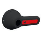 TECHNOELECTRIC SRL - TEH18234 MANIGLIA BLOCCO PORTA NERA 110 MM CON DO