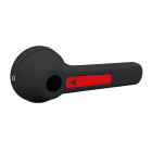 TECHNOELECTRIC SRL - TEH18236 MANIGLIA BLOCCO PORTA NERA 160MM CON DOP