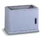 CONCHIGLIA - CON073551004 Serie CVT-CVN - Sopralzo per armadio in vetroresina, con serratura, dim. 546 x 550 x 424 mm (BxAxP)