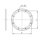 ELICENT (MAICO) - ELI5BO1092 CCF 90 FLANGIA RAL7001