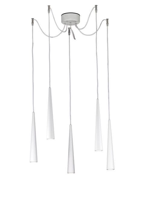 ROSSINI - RSSCOR003N SOPENSIONE METALLO LACCATO 5 LUCI