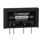CROUZET - CROGNDB10D1E SSR, GND BOARD, PCB MOUNTING, 10A OUT 7-