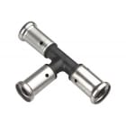 HENCO - CAPPELLOTTO - CPL11PK262620 TEE PVDF RIDOTTO CENTRALE E LAT.26X26X20