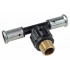 HENCO - CAPPELLOTTO - CPL14PK160416 TEE MASCHIO IN PVDF 16X1/2 X16
