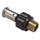 HENCO - CAPPELLOTTO - CPL17PK1604 MANICOTTO MASCHIO IN PVDF 16X1/2