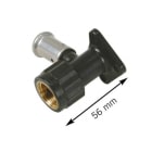 HENCO - CAPPELLOTTO - CPL2PK2605 TERMINALE IN PVDF C/STAFFA 26X3/4