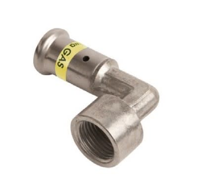 HENCO - CAPPELLOTTO - CPL6PG2005 GOMITO FEMMINA IN OTTONE PER GAS 20X3/4