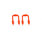 HENCO - CAPPELLOTTO - CPLUFHUPCUP10 CLIP PER PANNELLI A NOCCHE CF. 100 PZ