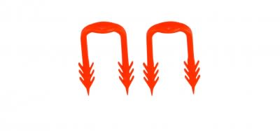 HENCO - CAPPELLOTTO - CPLUFHUPCUP10 CLIP PER PANNELLI A NOCCHE (100 PZ)