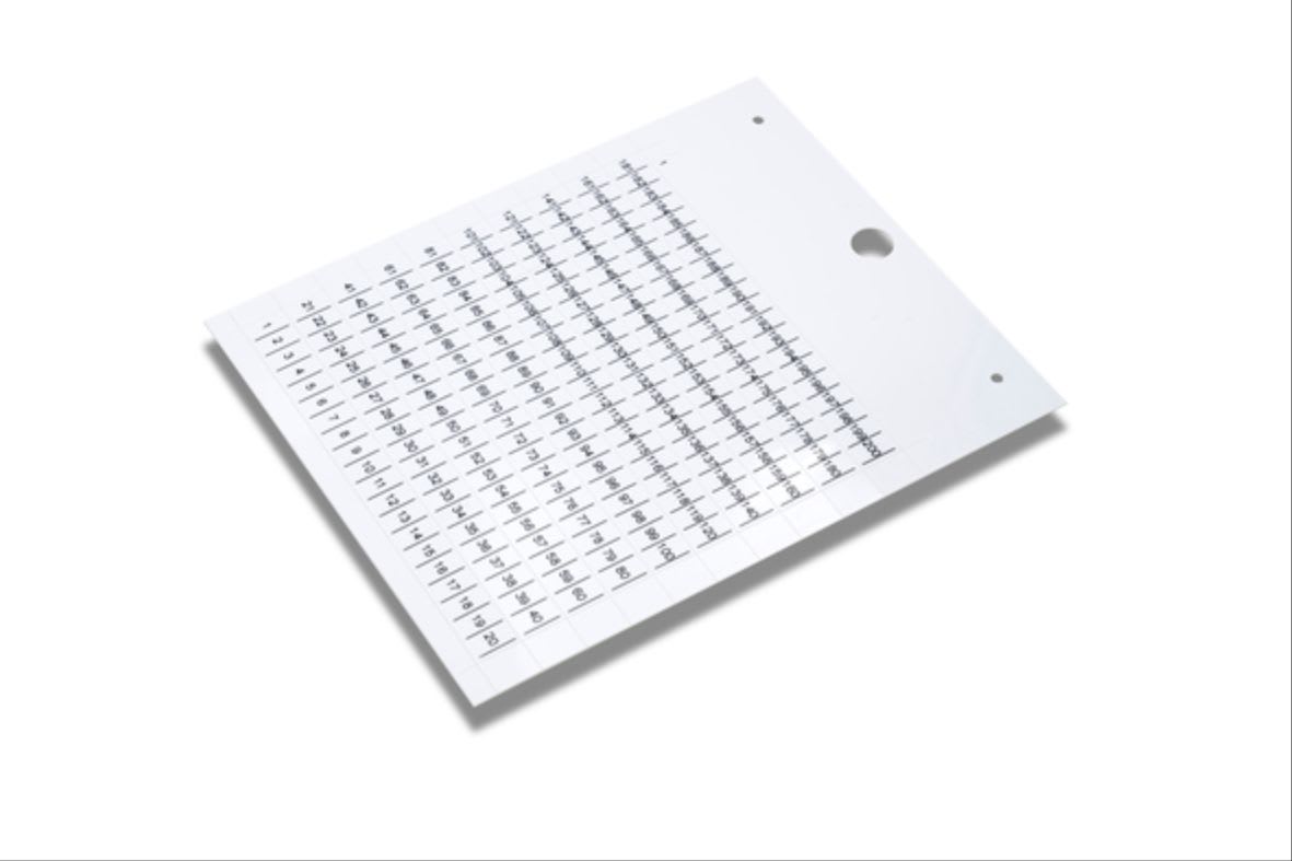 CEMBRE SPA - CEM43040 STRISCE X MORSETTI MG-CPMF GIALLA 10X105