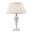 ROSSINI - RSSCRI004B LAMPADA DA TAVOLO IN VETRO BIANCO E14 IP