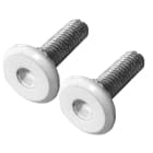 UNIERRE SRL UNIPERSO - URRCRV620FB 2 VITI M6X20-ACCIAIO-BIANCO-FISSAGGIO BA