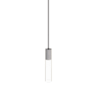 NOVALUX SPA - NOX111901.23 CRYSTAL Ø65 L.350+1150 1xGU10 Ø51, GRIGIO CHIAROInterno in acciaio verniciato texturizzato, esterno in vetro extrachiaro trasparente. CAVO nero