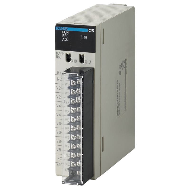 OMRON - OMRCS1WDA08V-142228 PLC- MODULO 8AO USCITE. RIS.12 BIT. V