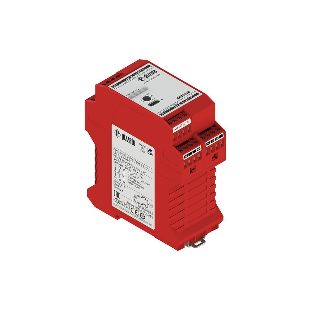 PIZZATO ELETTRICA - PZZCS AM12P1MU MODULO DI SICUREZZA SERIE CS AM RILEVAM