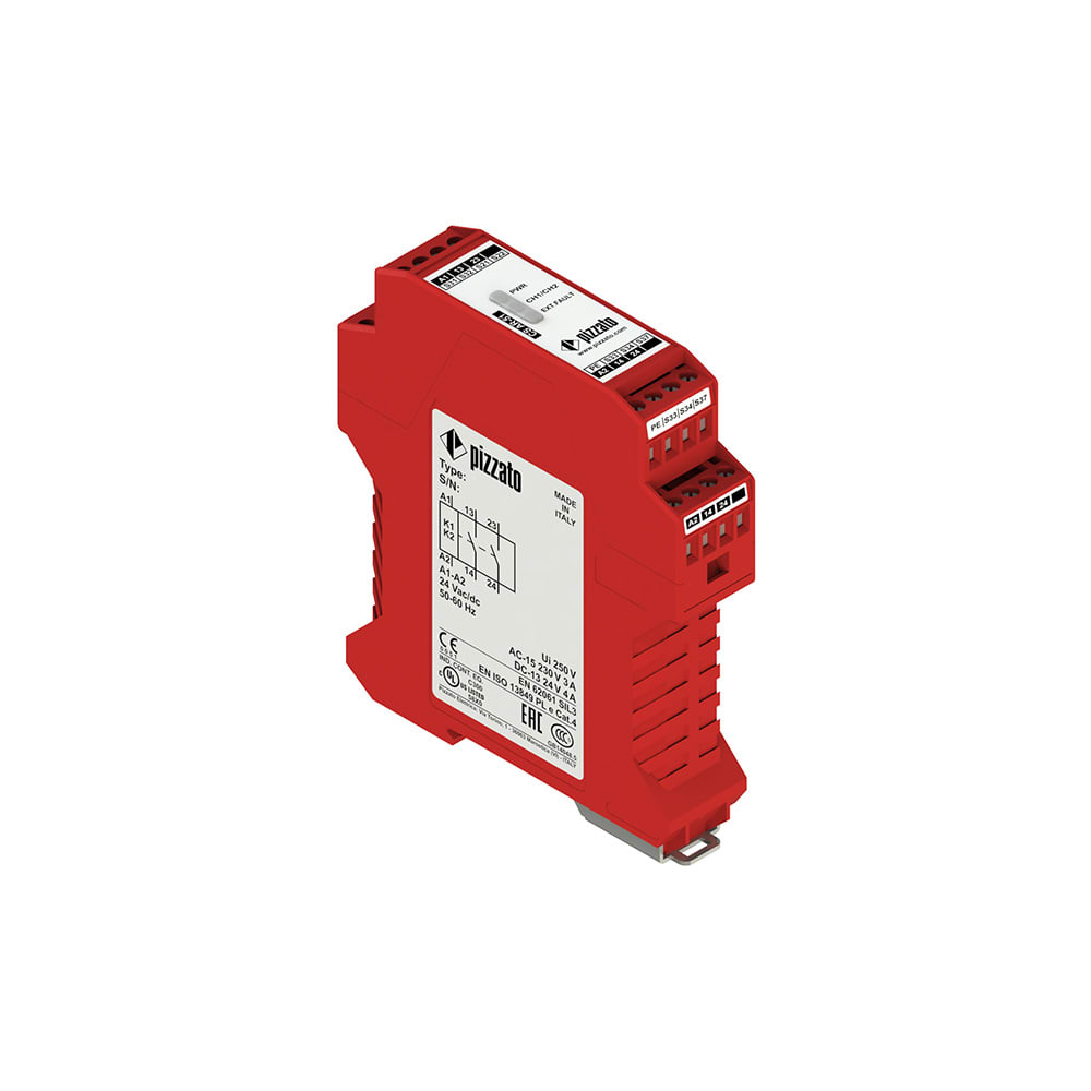PIZZATO ELETTRICA - PZZCS AR-51M024 MODULO DI SICUREZZA 2NO CATEGORIA 4