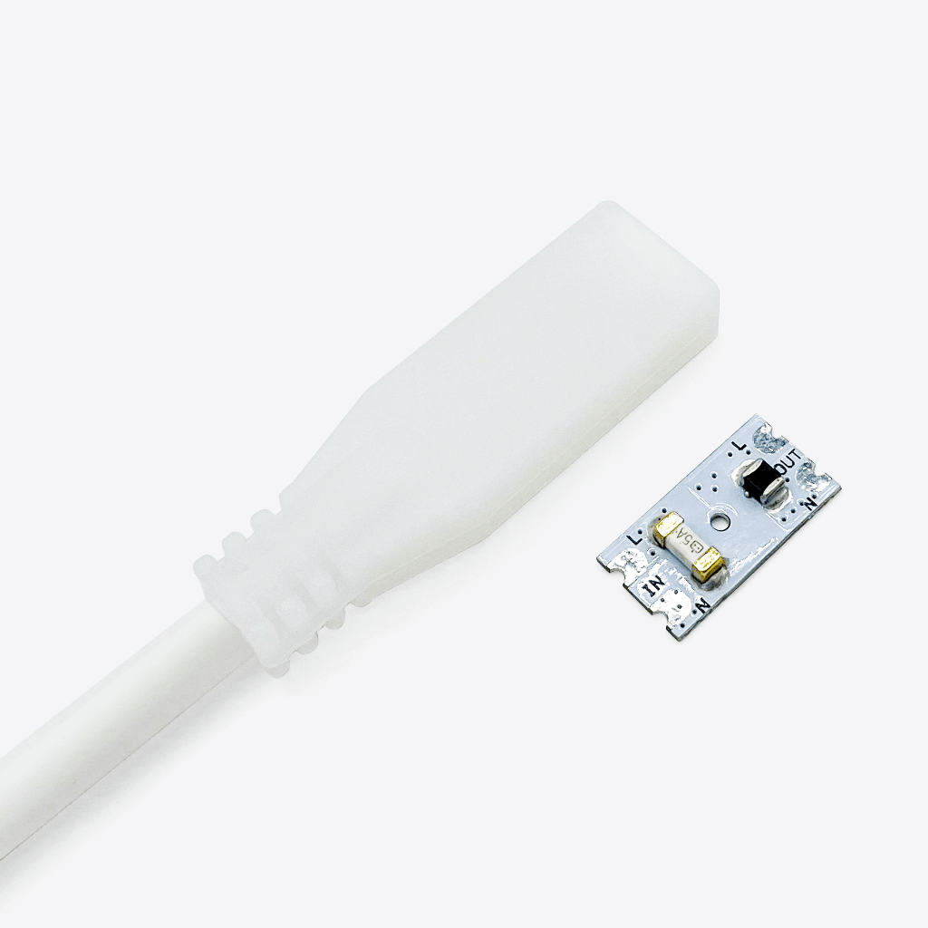 THREELINE ITALIA SRL - EHTCTFHVP Conn. strip LED aliment./fusibile per HV