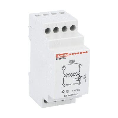 LOVATO - LOVCTRB15VA TRASF SUON/RONZ 15VA (230VAC/12VAC)