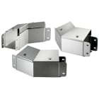 ELDON AUSTRIA GMBH - HOFCTS66EFCO45SS Gomito a 45 gradi Clean Tray con profilo superiore inclinato all'esterno, 6.00x6.00, spazzolato, SS304
