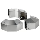 NVENT HOFFMAN - HOFCTS44EFCONT90SS Gomito a 90 gradi CT con profilo sup. incl. all'esterno no ling., 4,00x4,00, spazzolato, SS304