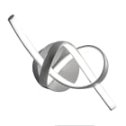 ROSSINI - RSSCUV001ARS APPLIQUE ARGENTO SATINATO LED 12W IP20 4