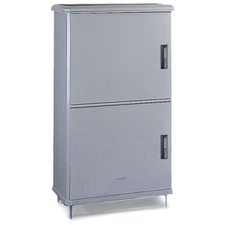 CONCHIGLIA - CON073230146 Serie CVL - Armadio in vetroresina 3 vani e GMI, senza serratura, dim. 860x1394x450 mm (BxAxP)